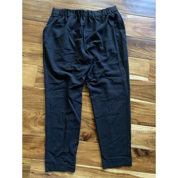BANANA REPUBLIC Womens Size 2 Black Pull On Cropped Pants Pockets Summer#138 - Picture 6 of 7